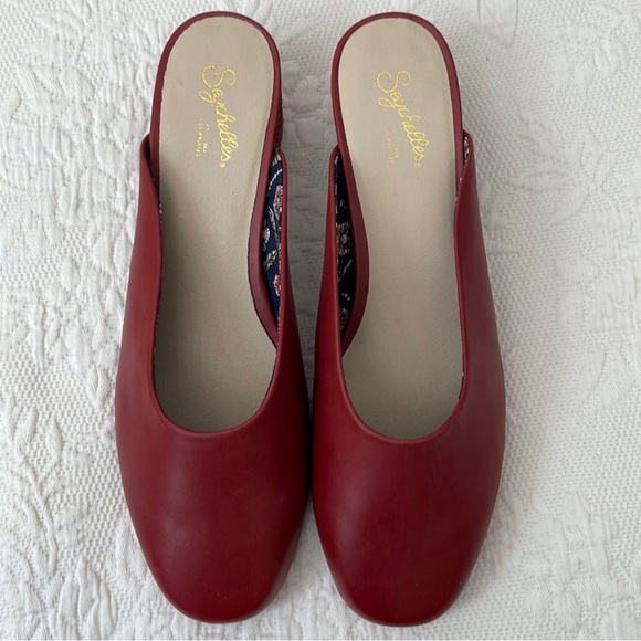 Seychelles Chorus II Mule - Size US 8.5 - Red leather - Picture 1 of 2